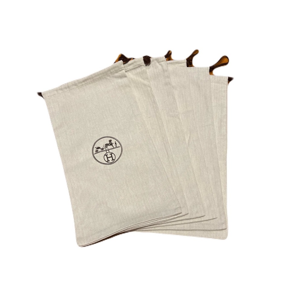 Multiple Pairs of Hermes Dust Bags